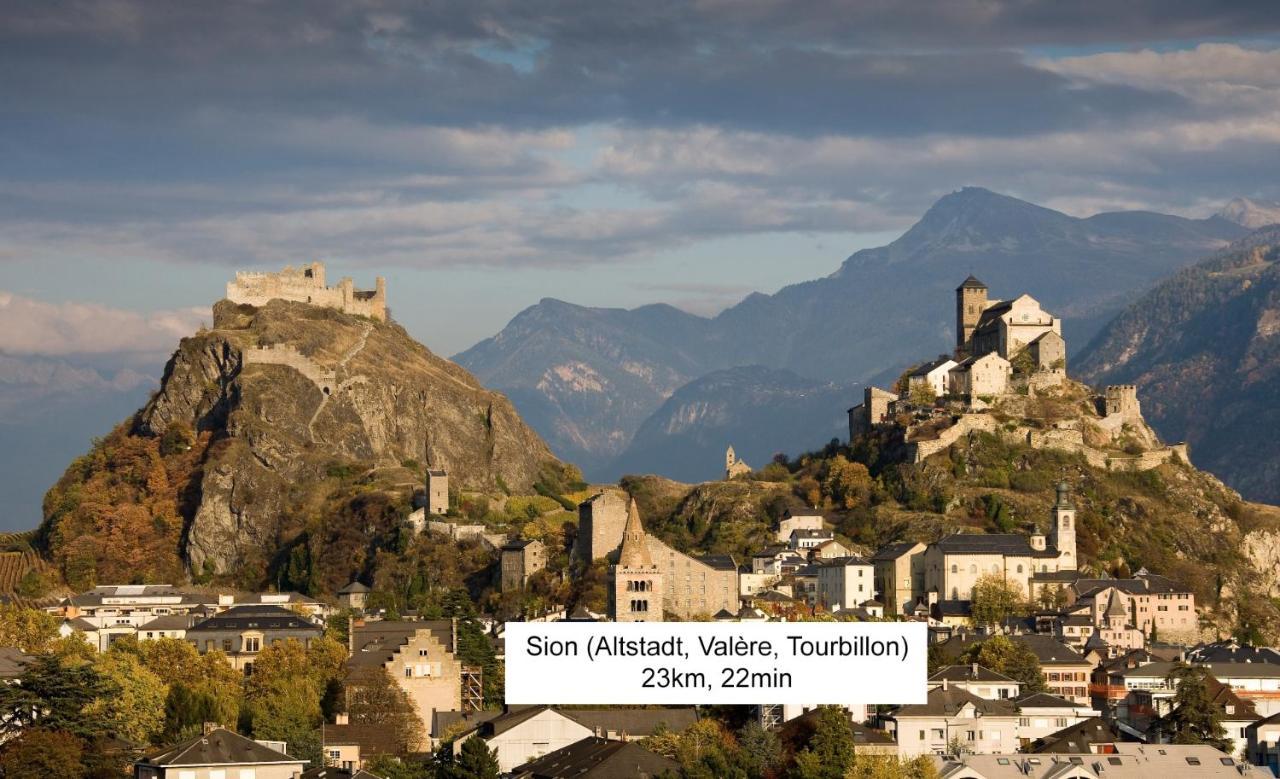 Bnb Vino Veritas Salgesch Exteriér fotografie